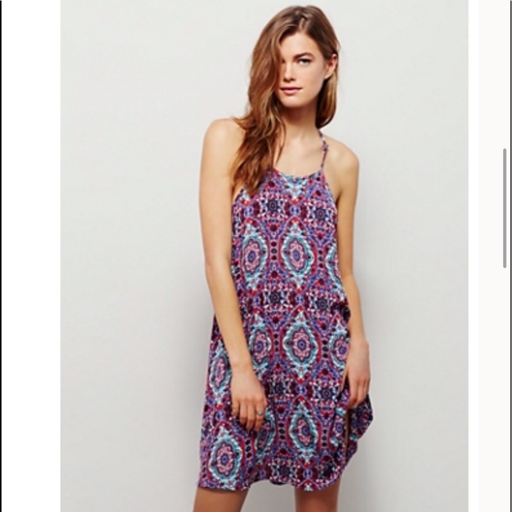 Free People XS 'Small Talk' T-Back Slip